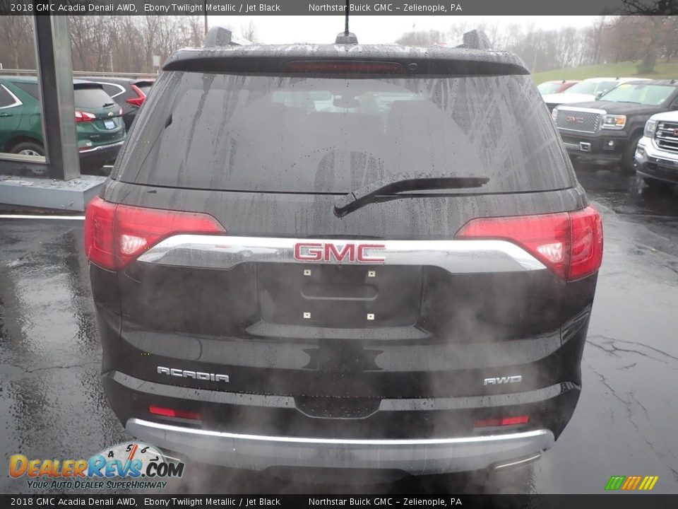 2018 GMC Acadia Denali AWD Ebony Twilight Metallic / Jet Black Photo #9