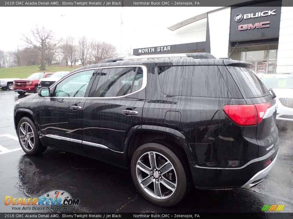 2018 GMC Acadia Denali AWD Ebony Twilight Metallic / Jet Black Photo #11