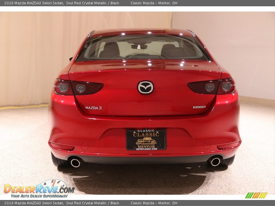 2019 Mazda MAZDA3 Select Sedan Soul Red Crystal Metallic / Black Photo #16