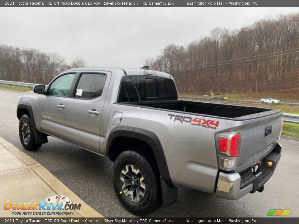 2021 Toyota Tacoma TRD Off Road Double Cab 4x4 Silver Sky Metallic / TRD Cement/Black Photo #2