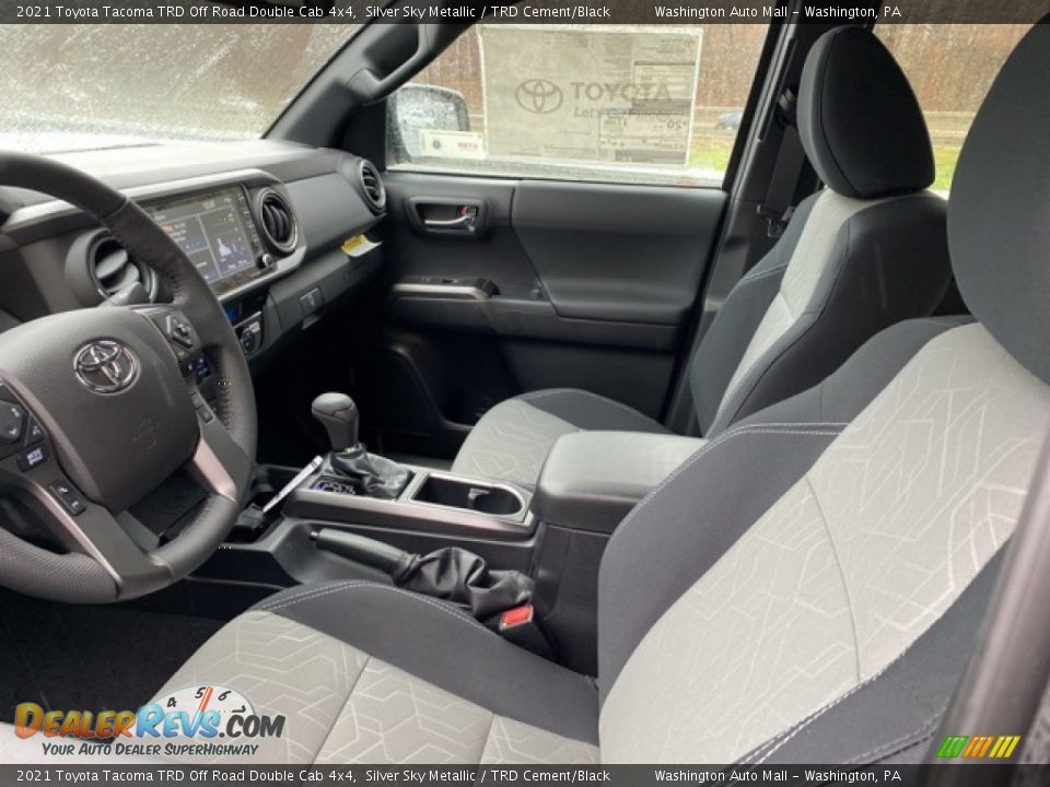 2021 Toyota Tacoma TRD Off Road Double Cab 4x4 Silver Sky Metallic / TRD Cement/Black Photo #4
