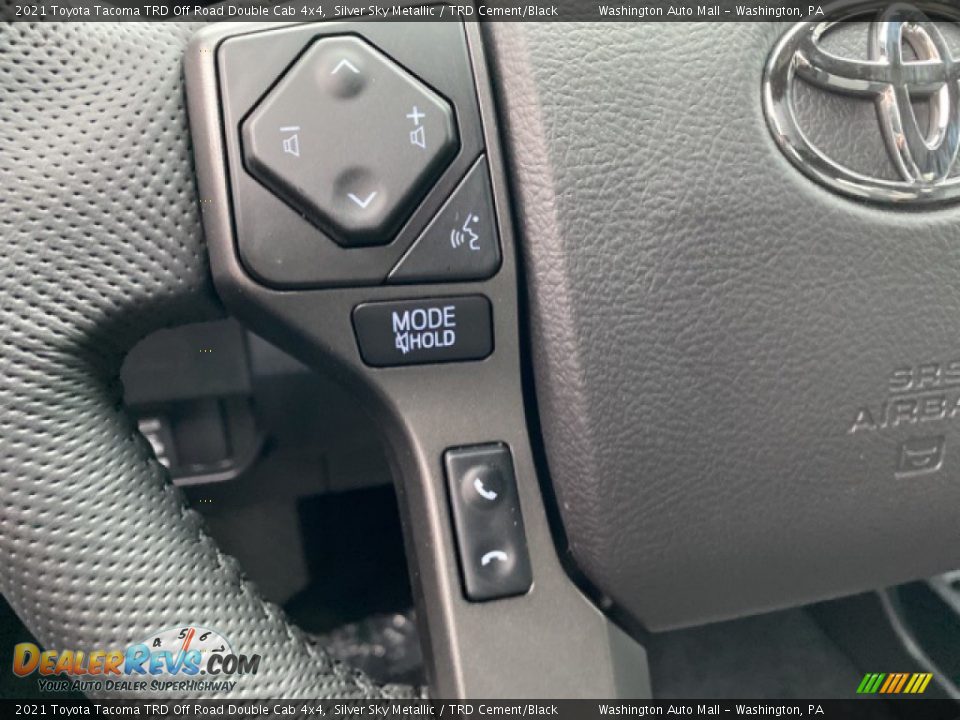 2021 Toyota Tacoma TRD Off Road Double Cab 4x4 Silver Sky Metallic / TRD Cement/Black Photo #6