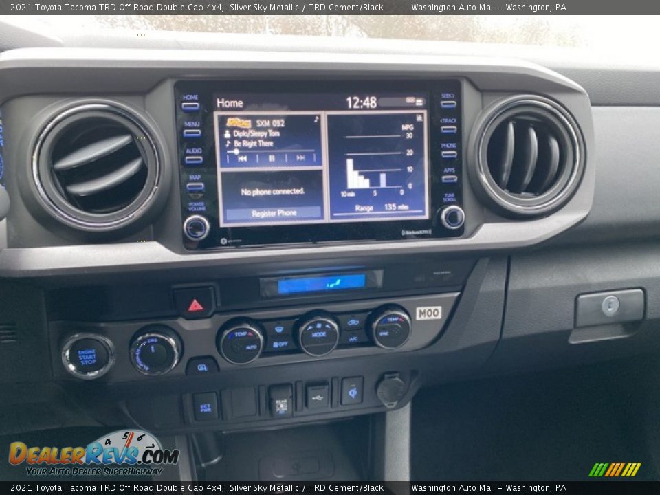 2021 Toyota Tacoma TRD Off Road Double Cab 4x4 Silver Sky Metallic / TRD Cement/Black Photo #8