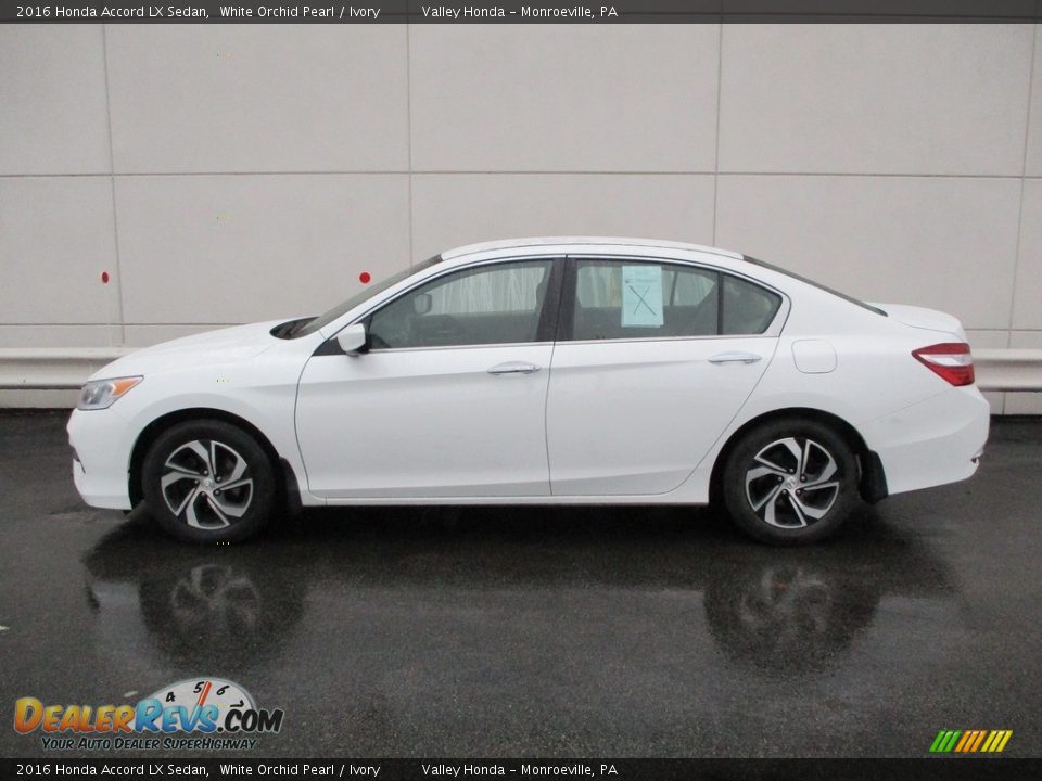 2016 Honda Accord LX Sedan White Orchid Pearl / Ivory Photo #2