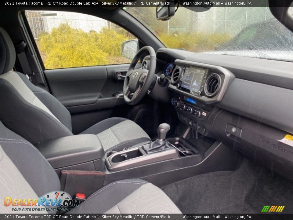 2021 Toyota Tacoma TRD Off Road Double Cab 4x4 Silver Sky Metallic / TRD Cement/Black Photo #10