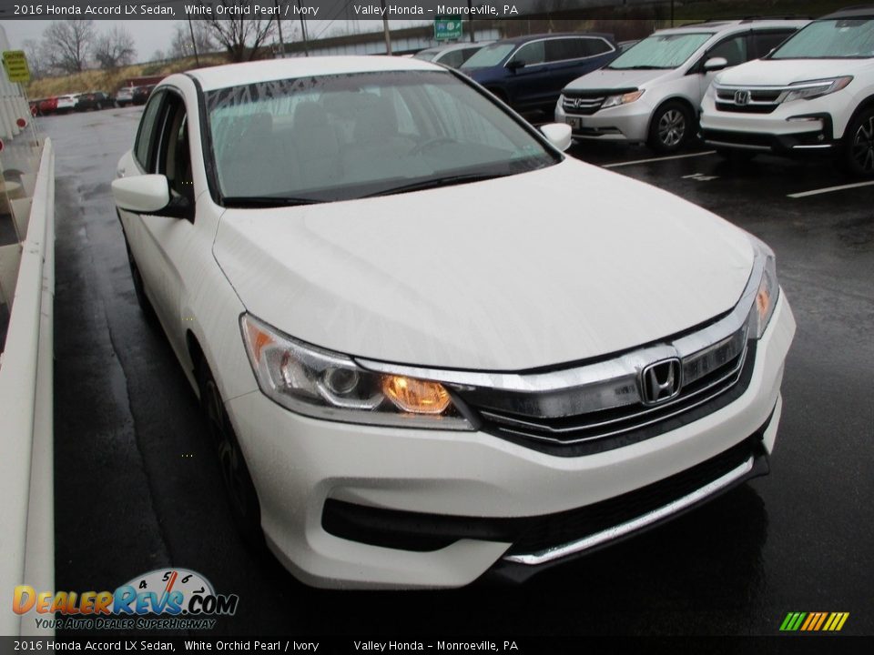 2016 Honda Accord LX Sedan White Orchid Pearl / Ivory Photo #6