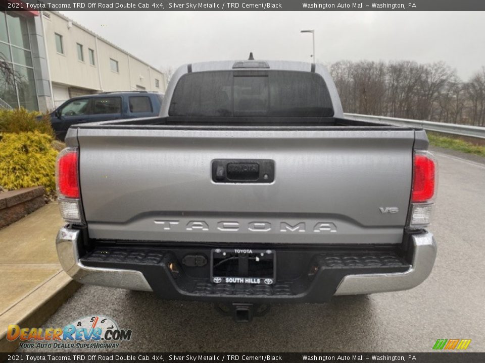 2021 Toyota Tacoma TRD Off Road Double Cab 4x4 Silver Sky Metallic / TRD Cement/Black Photo #14