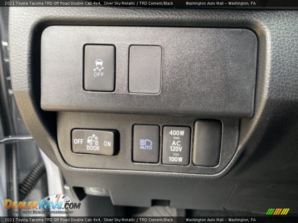 2021 Toyota Tacoma TRD Off Road Double Cab 4x4 Silver Sky Metallic / TRD Cement/Black Photo #18