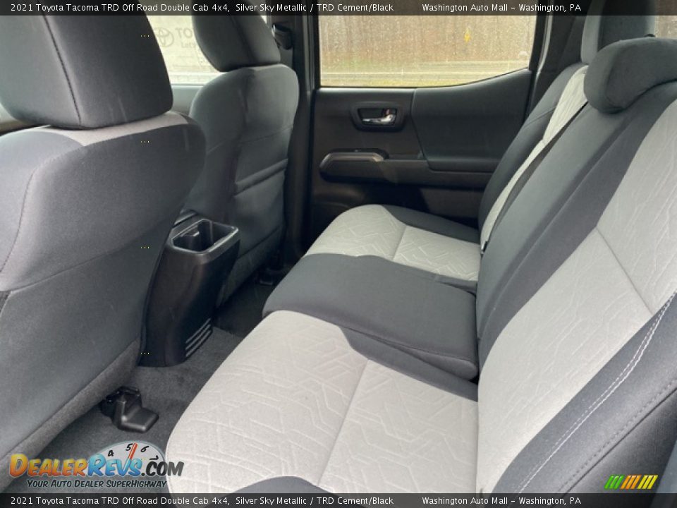 2021 Toyota Tacoma TRD Off Road Double Cab 4x4 Silver Sky Metallic / TRD Cement/Black Photo #23