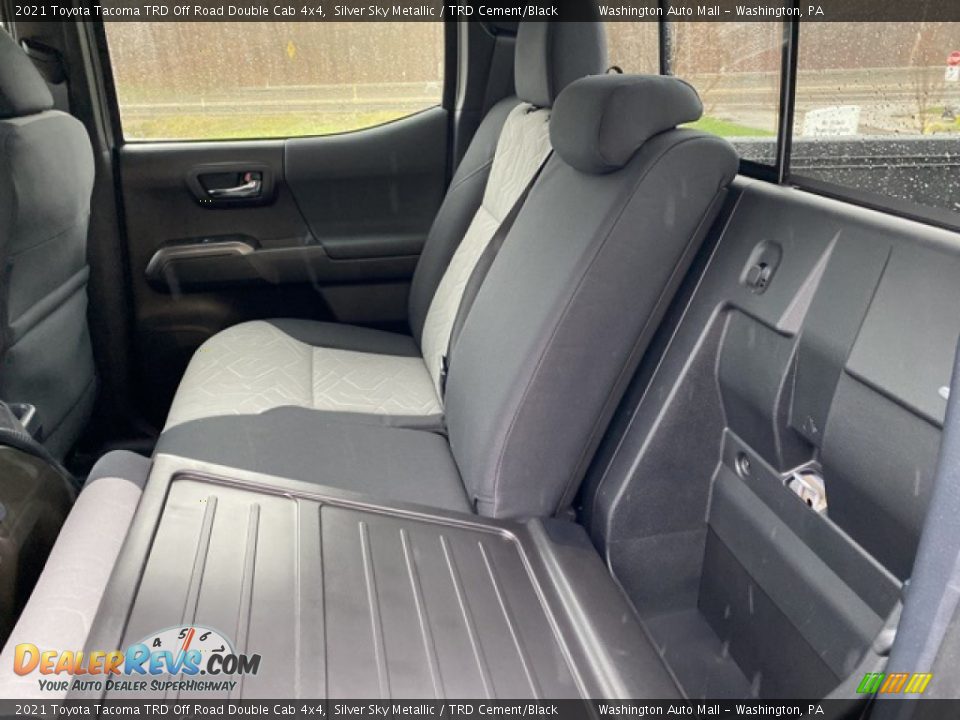 2021 Toyota Tacoma TRD Off Road Double Cab 4x4 Silver Sky Metallic / TRD Cement/Black Photo #24