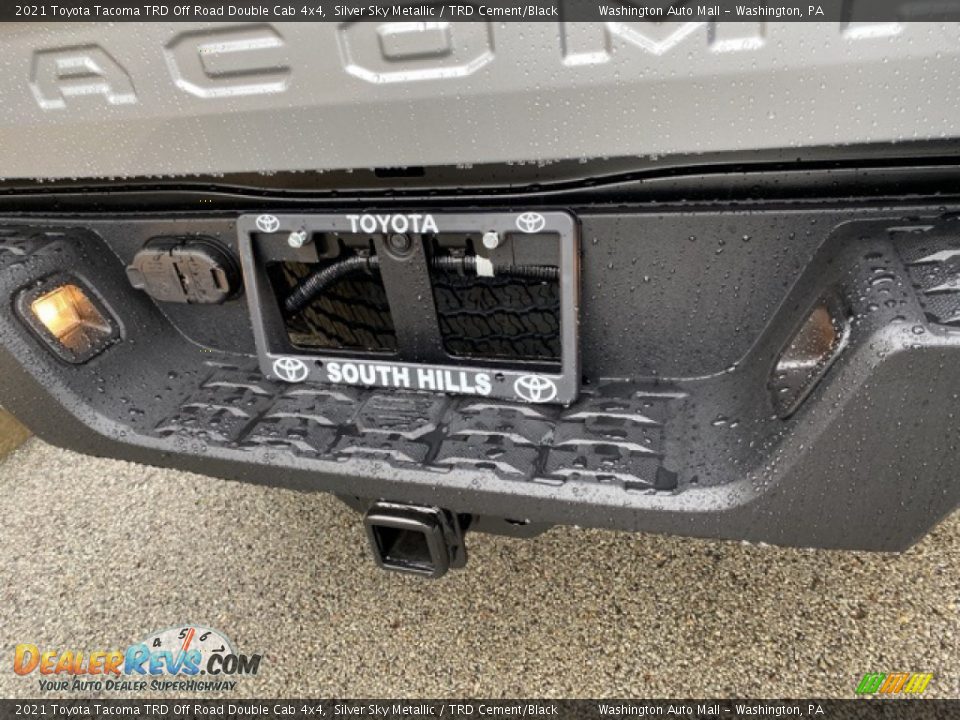 2021 Toyota Tacoma TRD Off Road Double Cab 4x4 Silver Sky Metallic / TRD Cement/Black Photo #25
