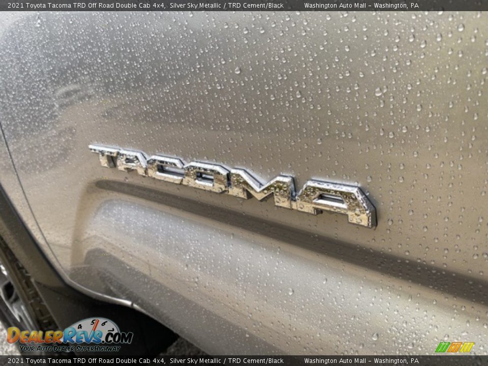 2021 Toyota Tacoma TRD Off Road Double Cab 4x4 Silver Sky Metallic / TRD Cement/Black Photo #26