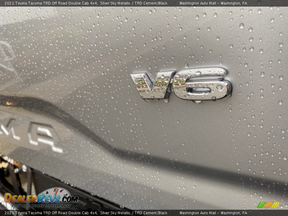 2021 Toyota Tacoma TRD Off Road Double Cab 4x4 Silver Sky Metallic / TRD Cement/Black Photo #28