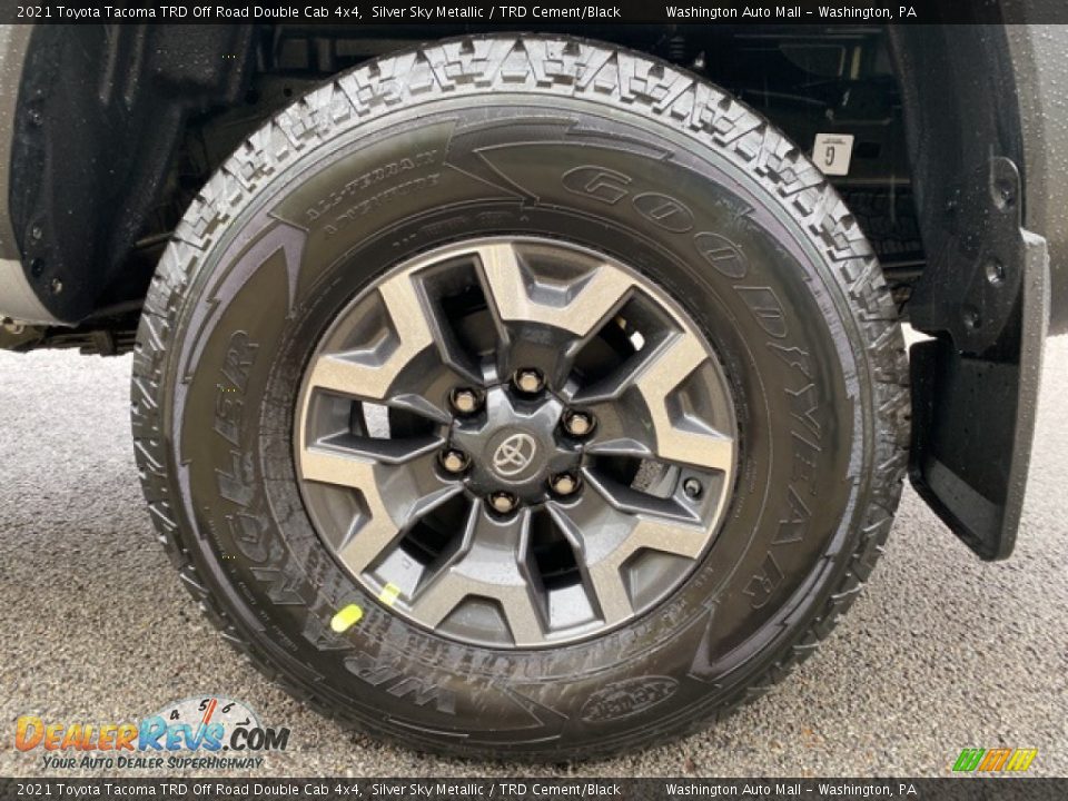 2021 Toyota Tacoma TRD Off Road Double Cab 4x4 Silver Sky Metallic / TRD Cement/Black Photo #29
