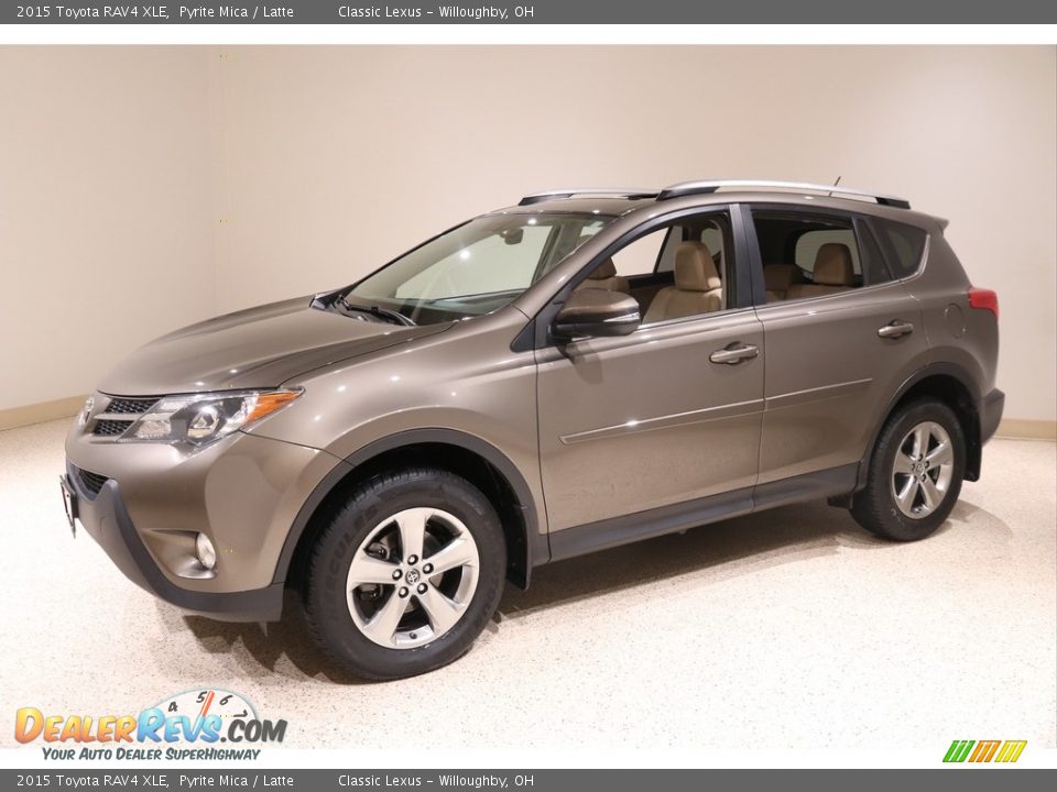 2015 Toyota RAV4 XLE Pyrite Mica / Latte Photo #3