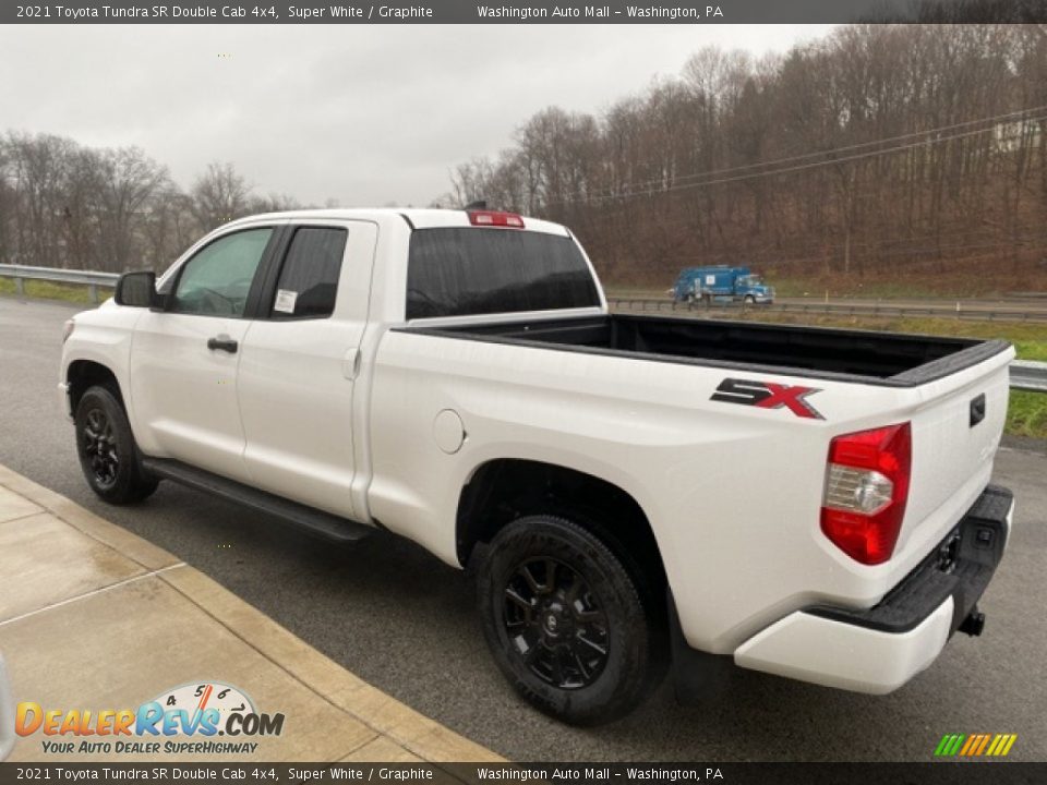 2021 Toyota Tundra SR Double Cab 4x4 Super White / Graphite Photo #2