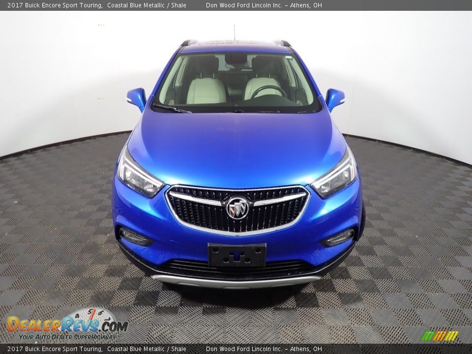 2017 Buick Encore Sport Touring Coastal Blue Metallic / Shale Photo #35