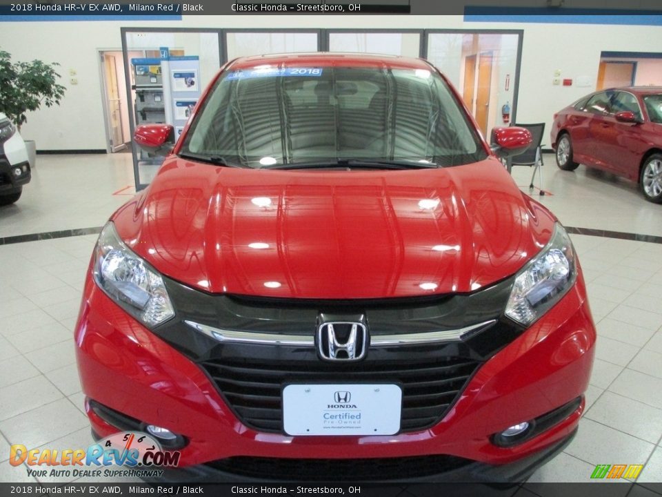 2018 Honda HR-V EX AWD Milano Red / Black Photo #2