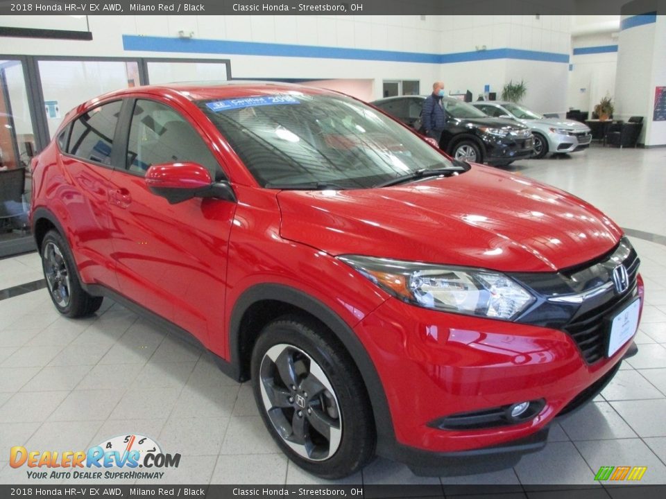 2018 Honda HR-V EX AWD Milano Red / Black Photo #3