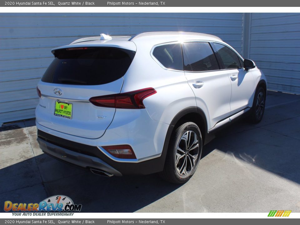 2020 Hyundai Santa Fe SEL Quartz White / Black Photo #8