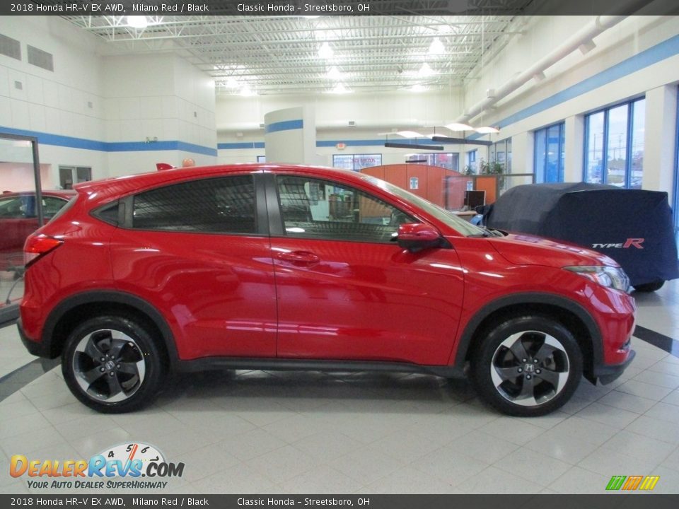 2018 Honda HR-V EX AWD Milano Red / Black Photo #4