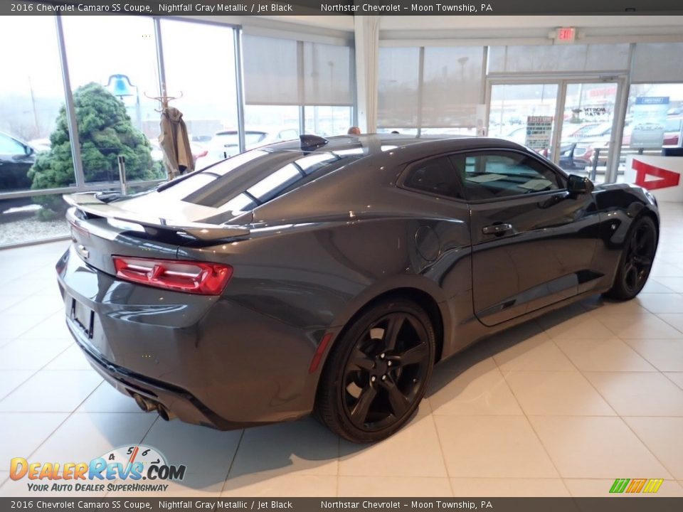 2016 Chevrolet Camaro SS Coupe Nightfall Gray Metallic / Jet Black Photo #8