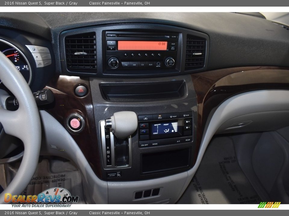 2016 Nissan Quest S Super Black / Gray Photo #13