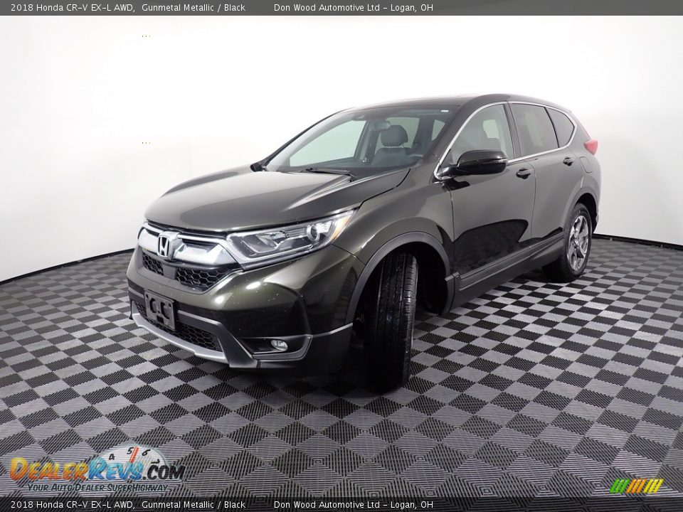 2018 Honda CR-V EX-L AWD Gunmetal Metallic / Black Photo #9