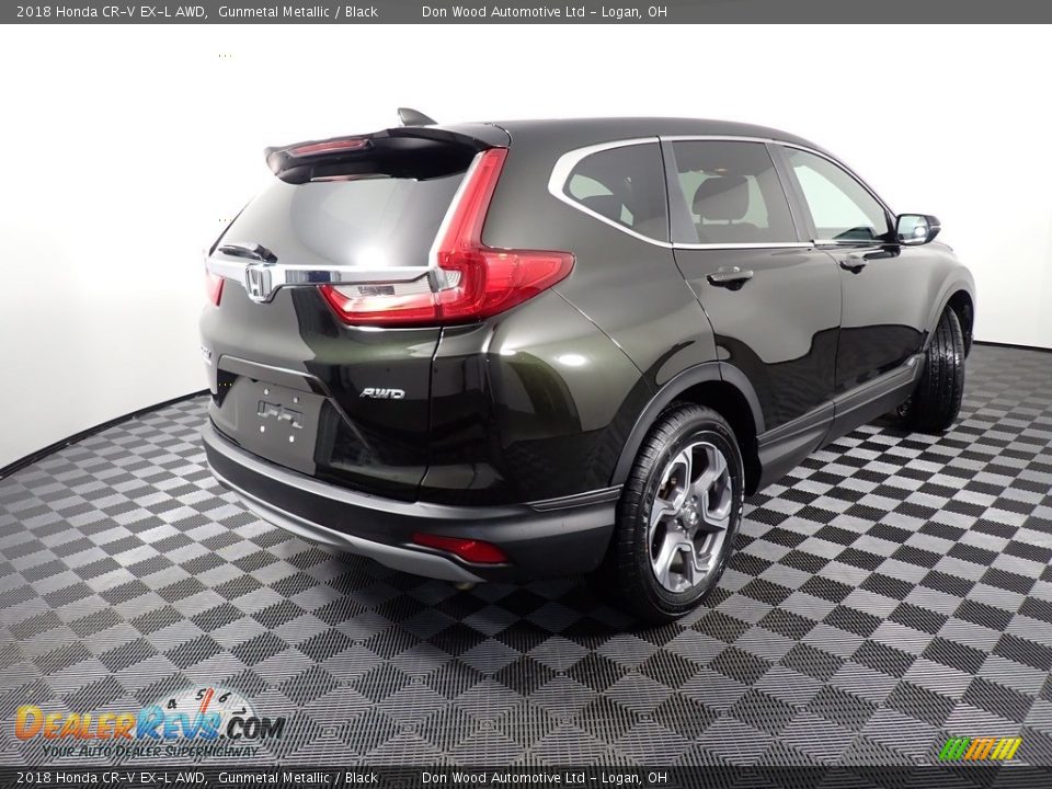 2018 Honda CR-V EX-L AWD Gunmetal Metallic / Black Photo #18