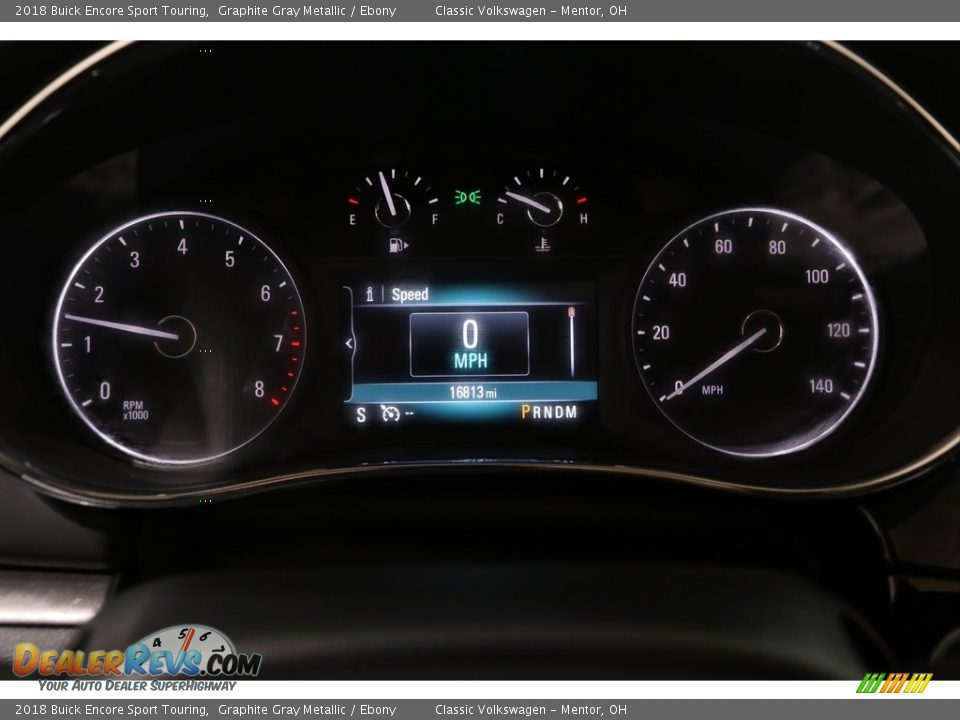 2018 Buick Encore Sport Touring Graphite Gray Metallic / Ebony Photo #8