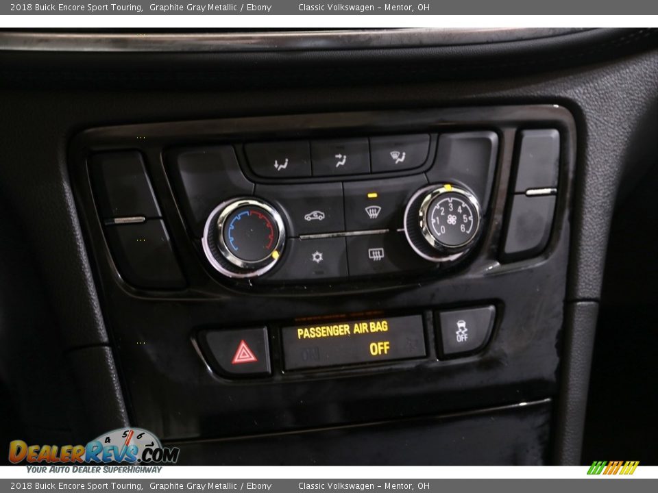 2018 Buick Encore Sport Touring Graphite Gray Metallic / Ebony Photo #14