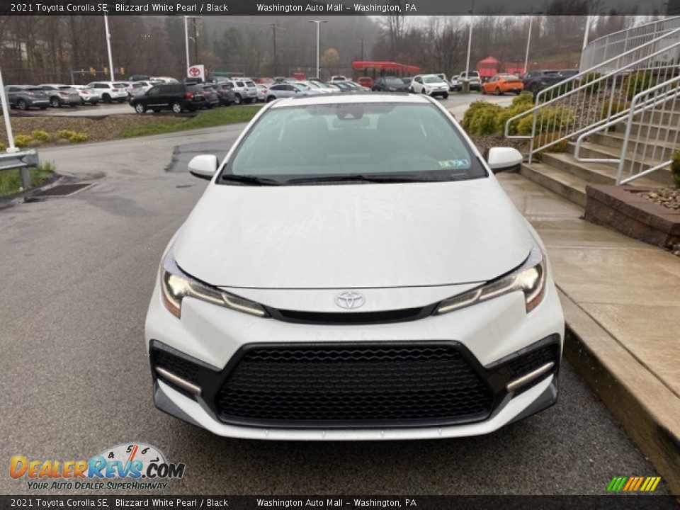 2021 Toyota Corolla SE Blizzard White Pearl / Black Photo #12