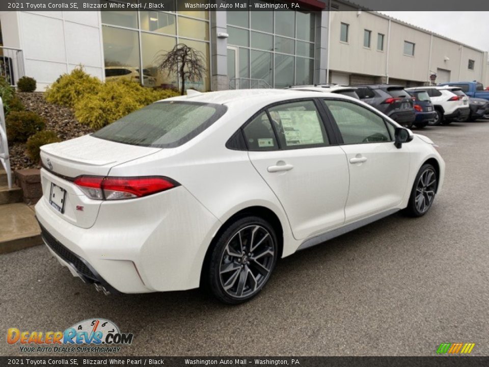 2021 Toyota Corolla SE Blizzard White Pearl / Black Photo #14