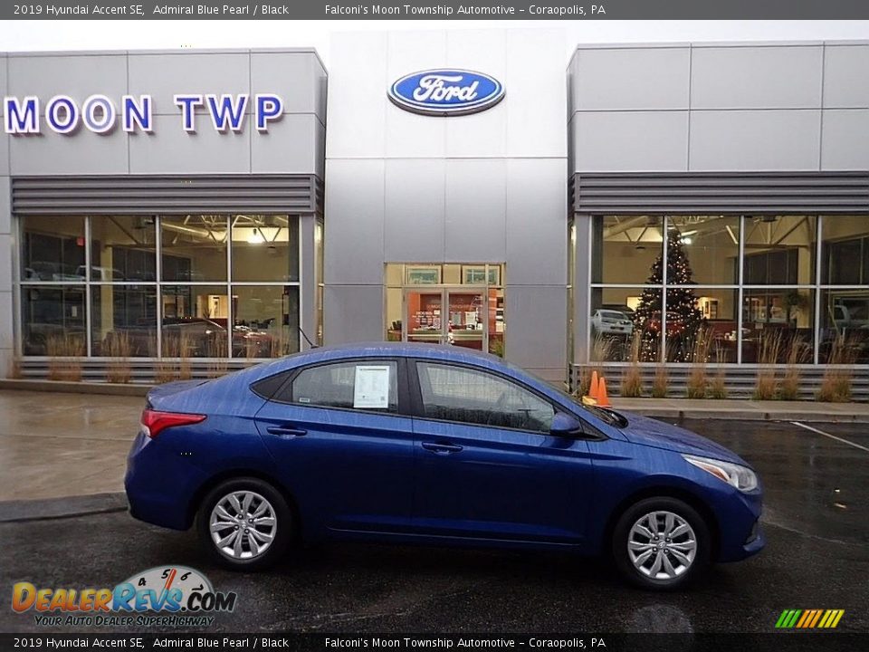 2019 Hyundai Accent SE Admiral Blue Pearl / Black Photo #1