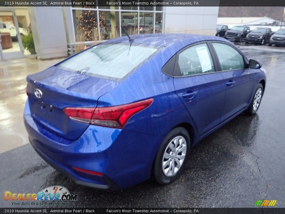 2019 Hyundai Accent SE Admiral Blue Pearl / Black Photo #2