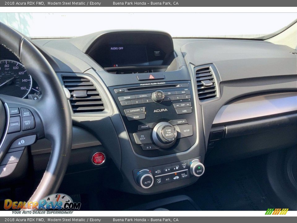 2018 Acura RDX FWD Modern Steel Metallic / Ebony Photo #7