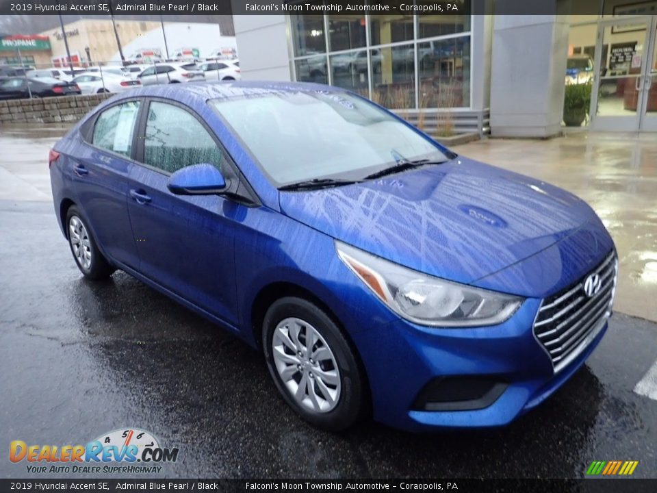 2019 Hyundai Accent SE Admiral Blue Pearl / Black Photo #8