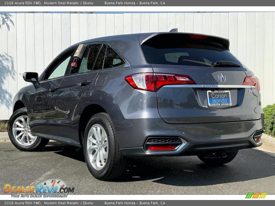 2018 Acura RDX FWD Modern Steel Metallic / Ebony Photo #12