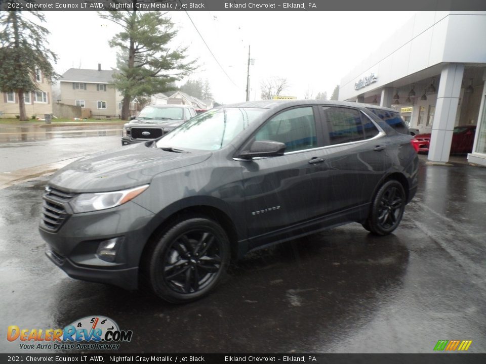 2021 Chevrolet Equinox LT AWD Nightfall Gray Metallic / Jet Black Photo #1