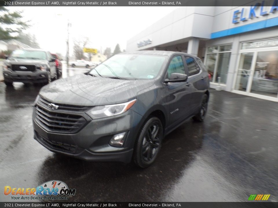 2021 Chevrolet Equinox LT AWD Nightfall Gray Metallic / Jet Black Photo #2