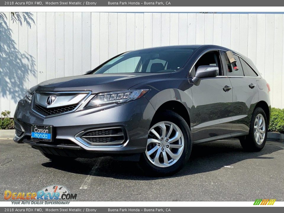 2018 Acura RDX FWD Modern Steel Metallic / Ebony Photo #14