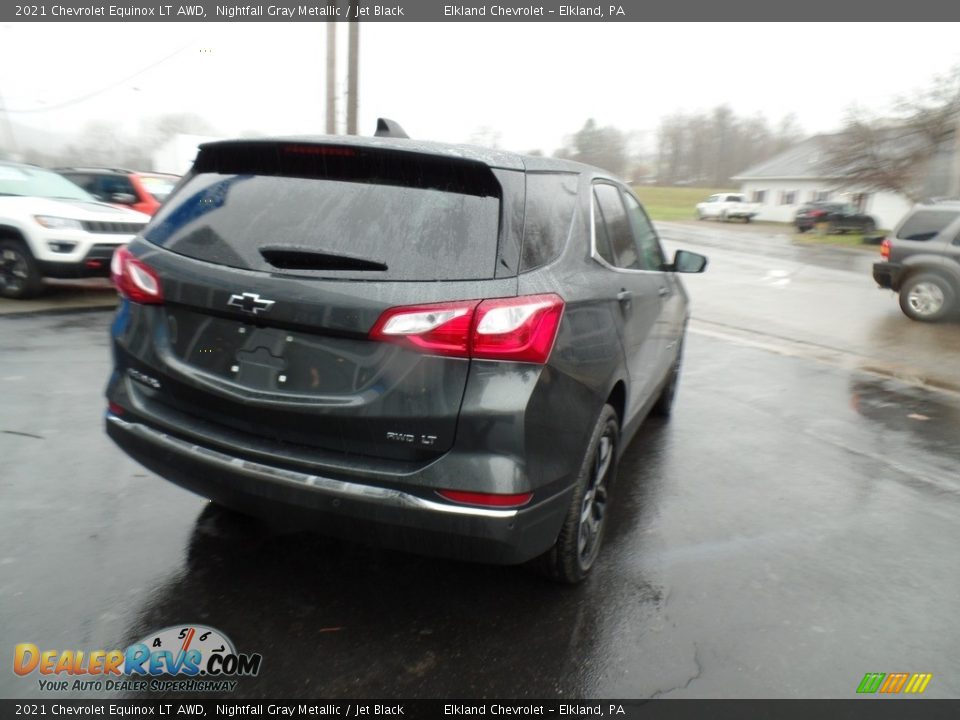 2021 Chevrolet Equinox LT AWD Nightfall Gray Metallic / Jet Black Photo #7