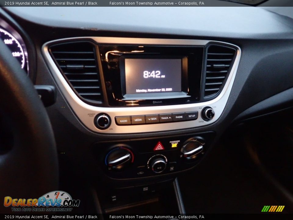 2019 Hyundai Accent SE Admiral Blue Pearl / Black Photo #22