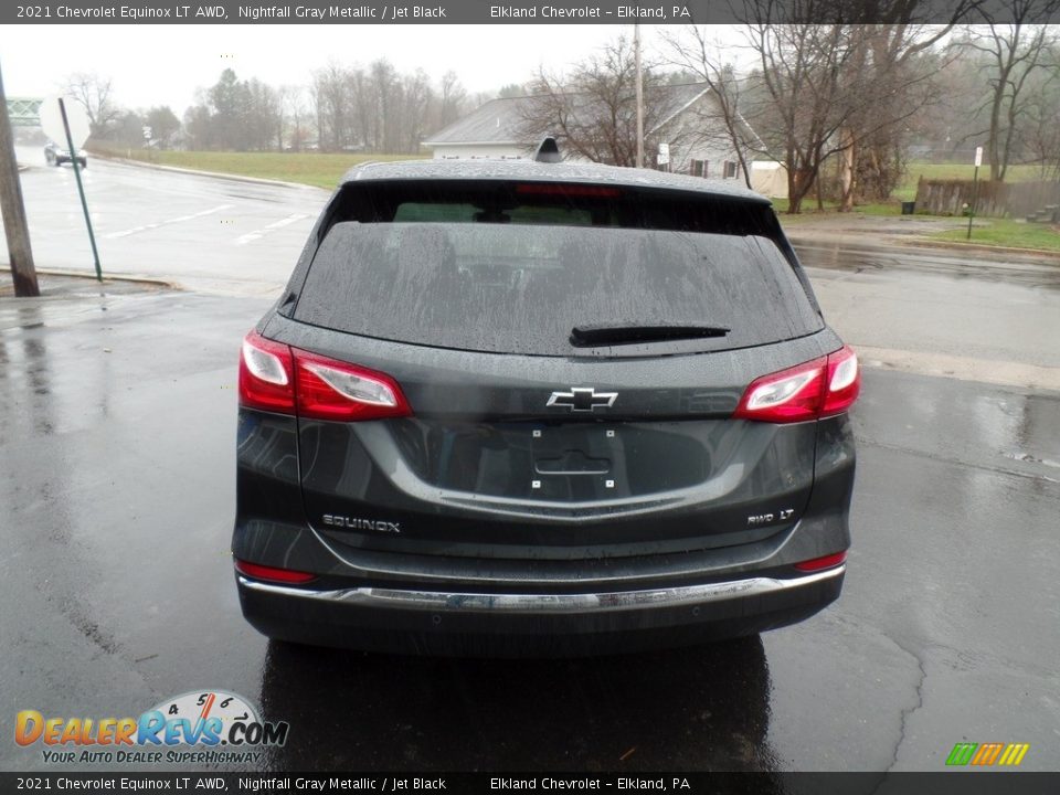 2021 Chevrolet Equinox LT AWD Nightfall Gray Metallic / Jet Black Photo #8