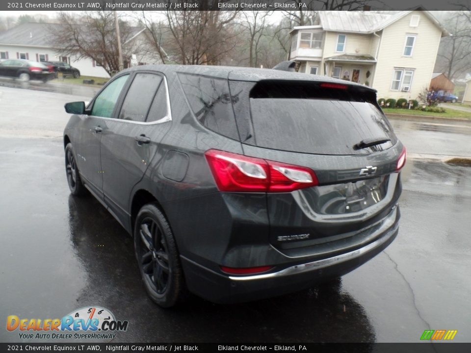 2021 Chevrolet Equinox LT AWD Nightfall Gray Metallic / Jet Black Photo #9