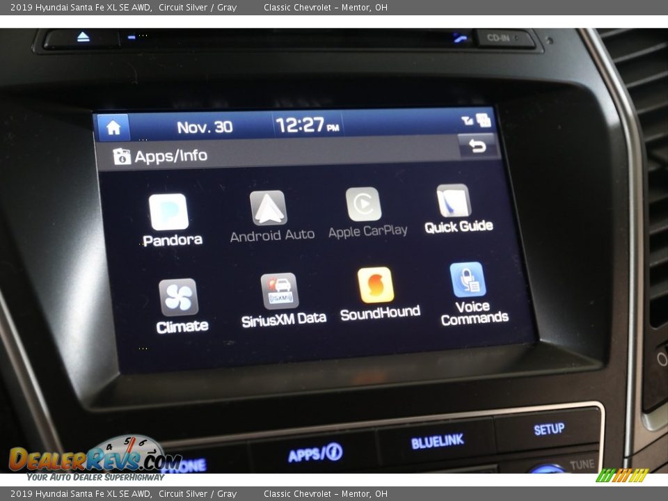 2019 Hyundai Santa Fe XL SE AWD Circuit Silver / Gray Photo #12