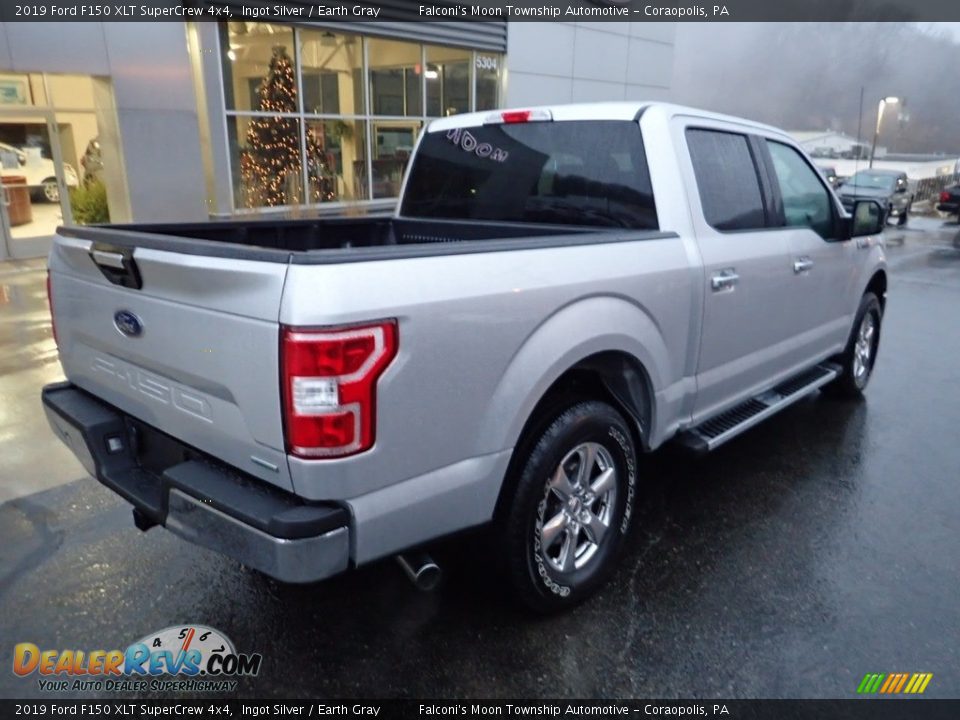 2019 Ford F150 XLT SuperCrew 4x4 Ingot Silver / Earth Gray Photo #2