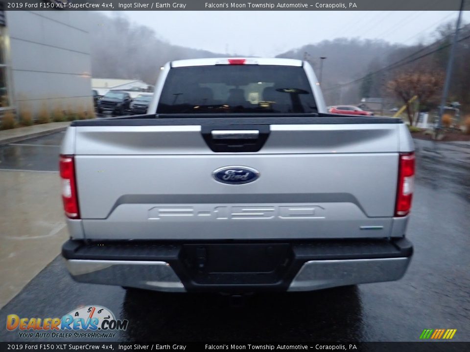 2019 Ford F150 XLT SuperCrew 4x4 Ingot Silver / Earth Gray Photo #3