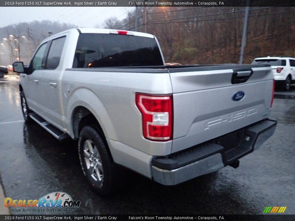 2019 Ford F150 XLT SuperCrew 4x4 Ingot Silver / Earth Gray Photo #4