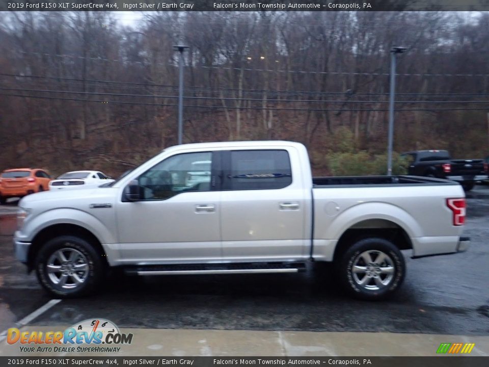 2019 Ford F150 XLT SuperCrew 4x4 Ingot Silver / Earth Gray Photo #5